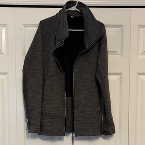 lululemon athletica Dark Charcoal Gray Full-Zip Hoodie